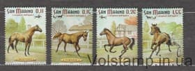 2003 Сан-Марино Серия марок (Лошади) MNH №2087-2090