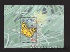 2007 Lesotho Block (Butterflies) MNH №BL208
