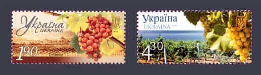 2011 марки Виноградарство Трамінер, Аліготе СЕРІЯ №1151-1152