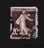 1916 Франция Марка с серии (Семею каме) Гашеная №118