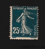 1920 Франция Марка с серии (Semeuse фонд plein sans sol) Гашеная №119