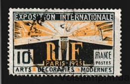1925 Франция Марка с серии (Межд. Выставка современного декоративно-прикладного искусства в Париже) Гашеная №177