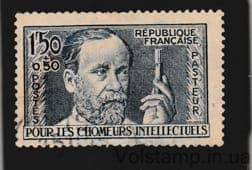1936 Франция Марка с серии (Для безработных интеллектуалов - Луи Пастер) Гашеная №339