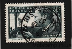 1937 Франция Марка с серии (Жан Мермоз (1901-1936)) Гашеная №343