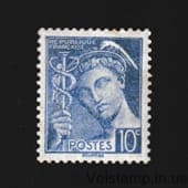 1938 Франция Марка с серии (Меркурий) MNH №376