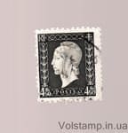 1945 Франция Марка (Марианна типа Дюлак) Гашеная №723
