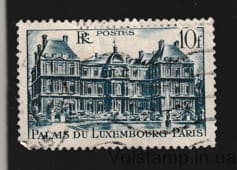 1946 Франція Марка із серії (Люксембурзький палац) Гашена №758