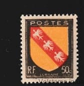 1946 Франция Марка с серии (Лотарингия) MNH №754