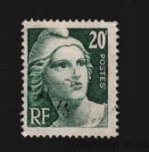 1946 Франція Марка із серії (Маріанна типу Гандон) Гашена №701