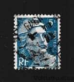 1947 Франция Марка с серии (Марианна типа Гандон) Гашеная №799