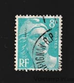 1948 Франция Марка с серии (Марианна типа Гандон) Гашеная №802
