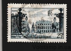1948 Франція Марка із серії (Ненсі: Площа Станіслава) Гашена №762