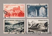 1949 France Stamp Series (Tourism 1949) Used №857-860