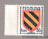 1954 Франция Марка с серии (Провинциальный герб - Ниверне) MH №1027