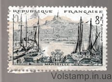 1955 France Stamp from the series (Marseille) Used №1065