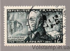 1955 Франція Марка із серії (Ніколя АППЕРТ (1749-1841)) Гашена №1039