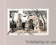 1957 Франція Марка із серії (Les Antiques, Сен-Ремі - Руїни) Гашена №1165
