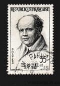 1958 Франция Марка с серии (Рене Лериш (1879–1955)) Гашеная №1181