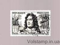 1959 Франция Марка с серии (Ленотр 1613–1700 гг.) Гашеная №1252