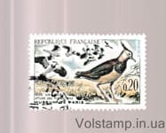 1960 Франція Марка з серії (Північний чибіс (Vanellus vanellus)) Гашена №1332