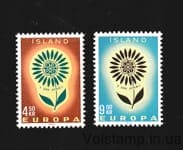 1964 Ісландія Серія марок (Європа (C.E.P.T.) 1964 - Квітка) MNH №385-386