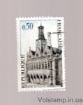 1967 France Stamp with series (Town Hall, Saint-Quentin (Aisne)) Used №1591
