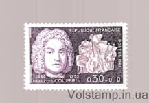 1968 Франція Марка з серії (Франсуа Куперен (1668-1733)) MNH №1618