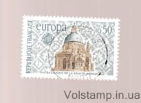 1971 Франція Марка із серії (C.E.P.T. – Базиліка делла Салюті у Венеції.) Гашена №1748