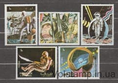 1972 Шарджа Серия марок (Аполлон-17) MNH №988-992