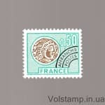 1976 Франция Марка с серии (Галльская монета) MH №1947