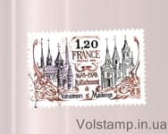 1978 Франция Марка (Аннексия Валансьена и Мобежа 1678 г.) Гашеная №2120