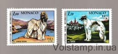 1978 Монако Серия марок (Международная выставка собак, Монте-Карло) MNH №1347-1348