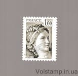1979 Франция Марка с серии (Сабина) Гашеная №2170