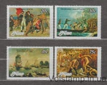 1979 Ниуэ Серия марок (Двухсотлетие со дня смерти Джеймса Кука) MNH №256-259