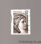 1981 France Stamp with series (Sabine) Used №2235