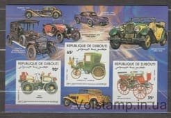1984 Джибуті Блок без перфорації (Готліб Даймлер) MNH №БЛ108B