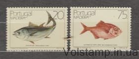 1986 Мадейра, Острова Серия марок (Морские виды Мадейры) MNH №104-105