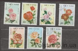 1988 Вьетнам Серия марок (Розы) Гашеная №1888-1894