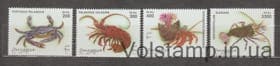 1998 Сомали Серия марок (Ракообразные) MNH №705-708