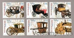 2005 Португалия Серия марок (Национальный музей карет - столетие) MNH №2915-2920