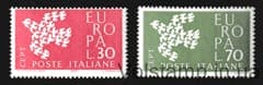 1961 Italy (Europa (CEPT) Series: Doves) MNH №1113-1114