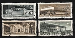 1965 серия марок Метрополитен Гашеная №3192-3195