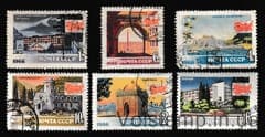 1966 серия марок Туризм Гашеная №3295-3300