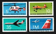 1972 НДР Серія марок (Літак) MNH №1749-1752