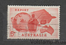 1963 Австралия Марка (Продвижение экспорта, корабль) Гашеная №328