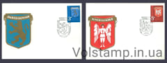 1993 КПД герб Львовщины и Киевщины Серия №35-36