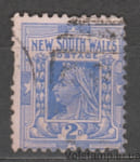 1906 Новий Південний Уельс Марка (Особистість, Королева Вікторія (1819-1901)) Гашена №106