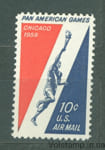 1959 США Марка (Выпуск Панамериканских игр) MNH №759