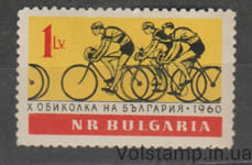 1960 Болгария Марка (Спорт, Велотур по Болгарии) MNH №1184