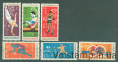 1964 Куба Серия марок (Летние Олимпийские игры 1964 года – Токио) MNH №912-917